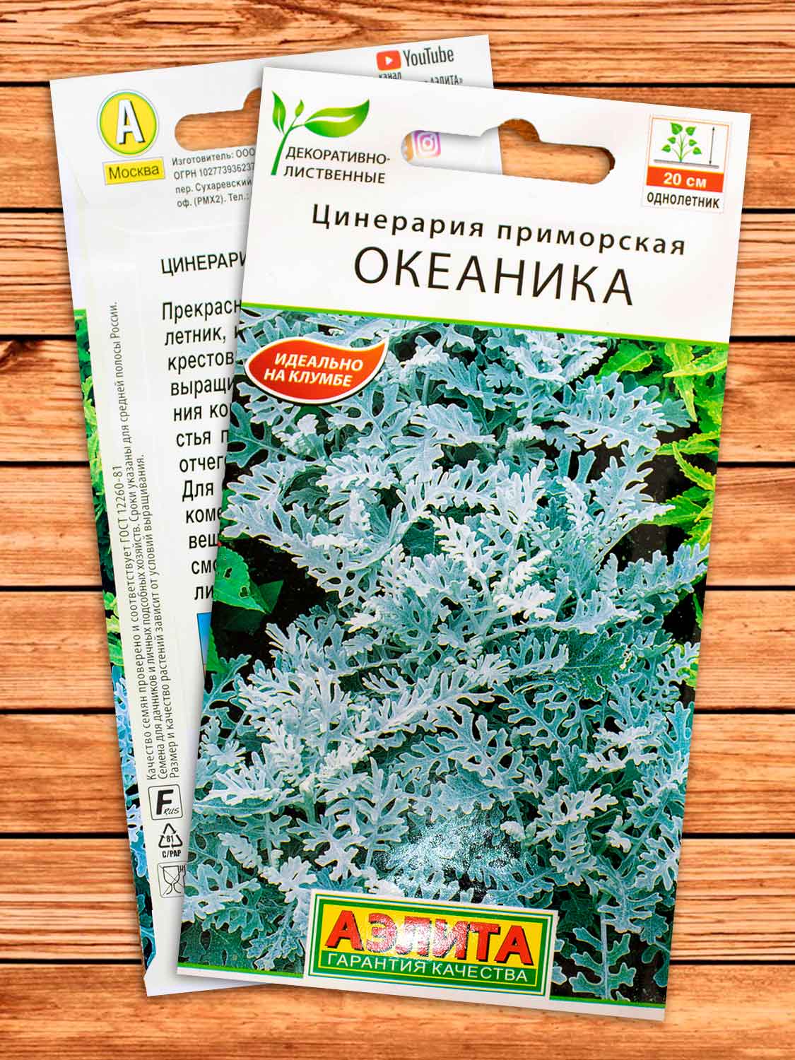 Цинерария Океаника 0,1 гр.