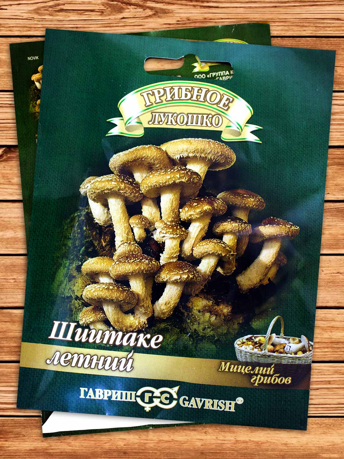 Мицелий Шиитаке Летний на древесной палочке 12 шт.
