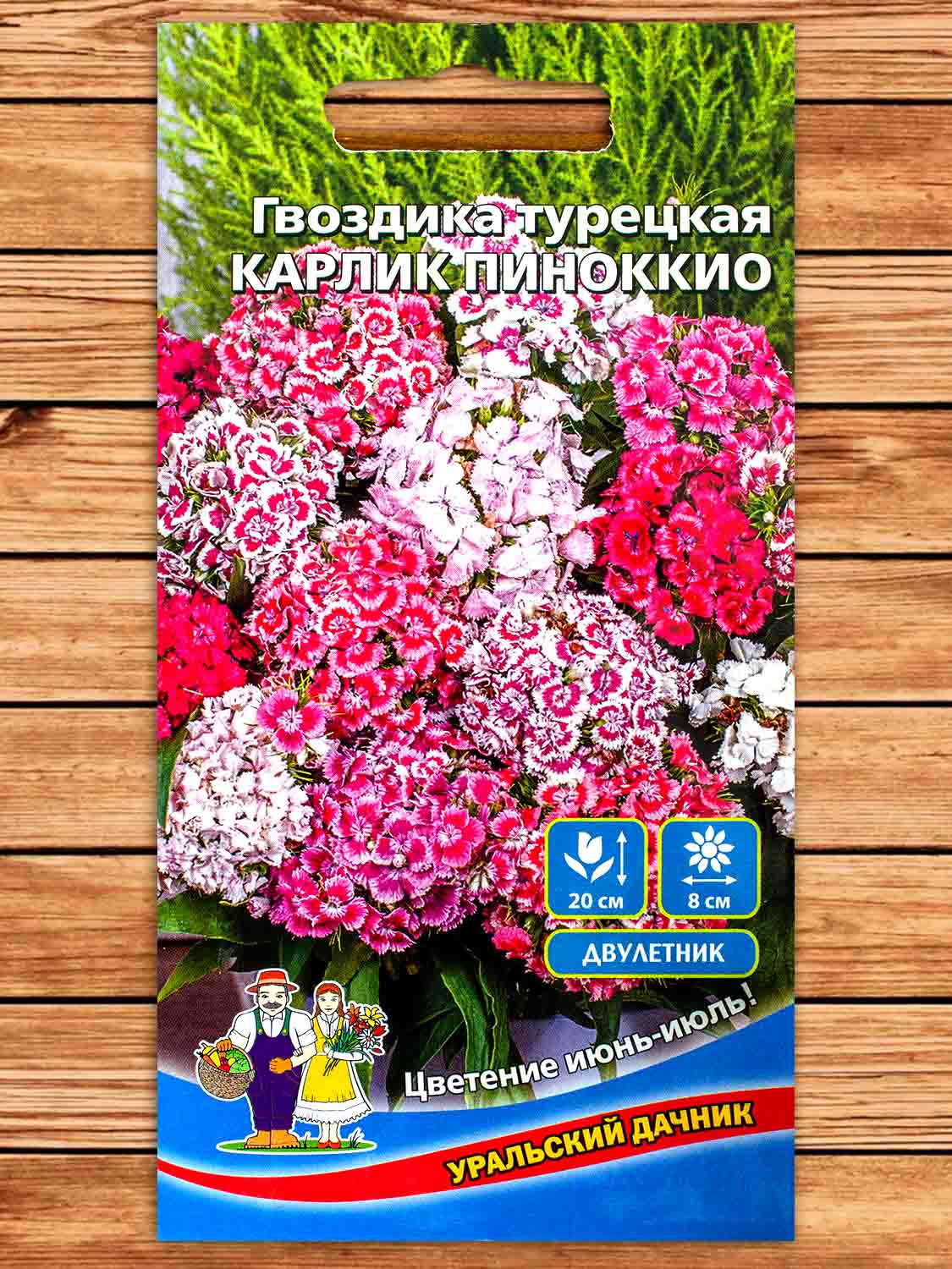 Гвоздика Турецкая Карлик Пиноккио 0,1 гр.