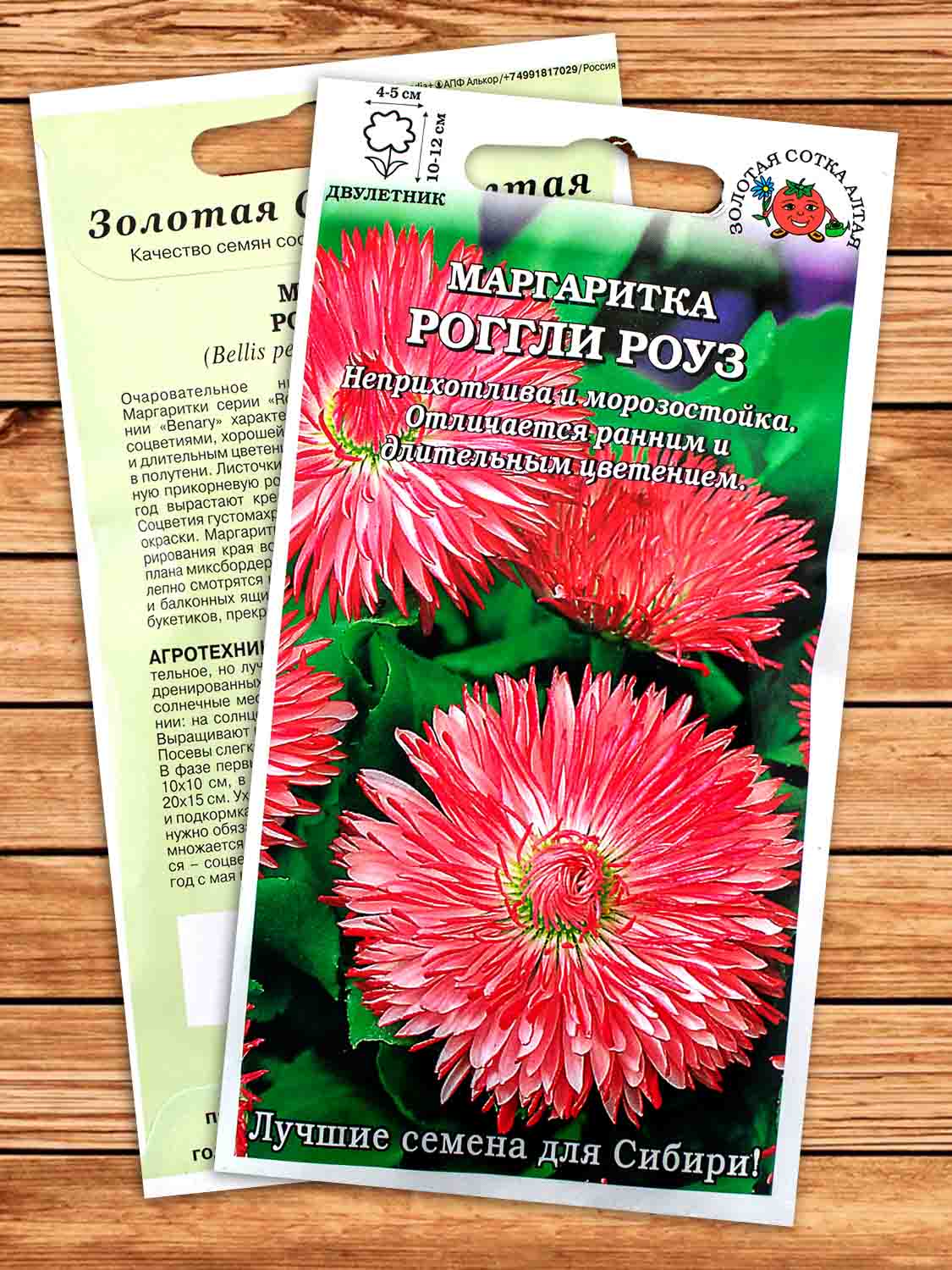 Маргаритка Роггли Роуз 10 шт.