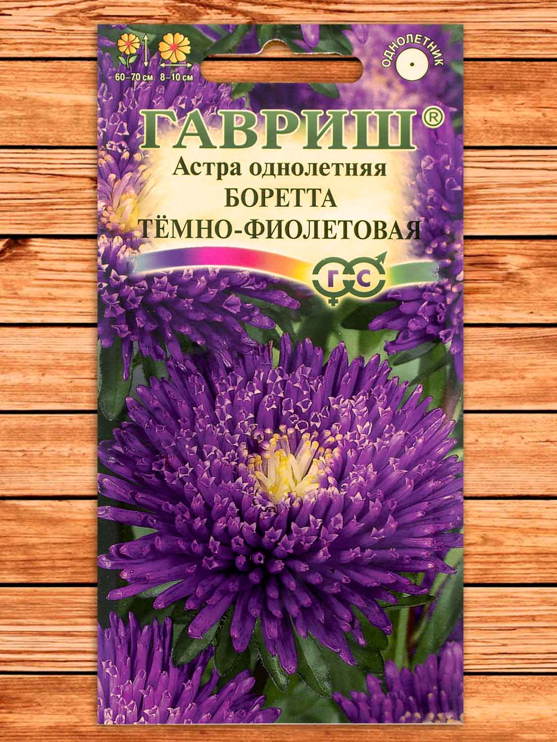 Астра Боретта Темно-фиолетовая 0,3 гр. принцесса