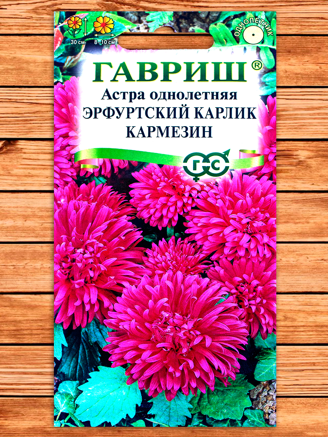 Астра Эрфуртский Карлик Кармезин 0,3 гр.