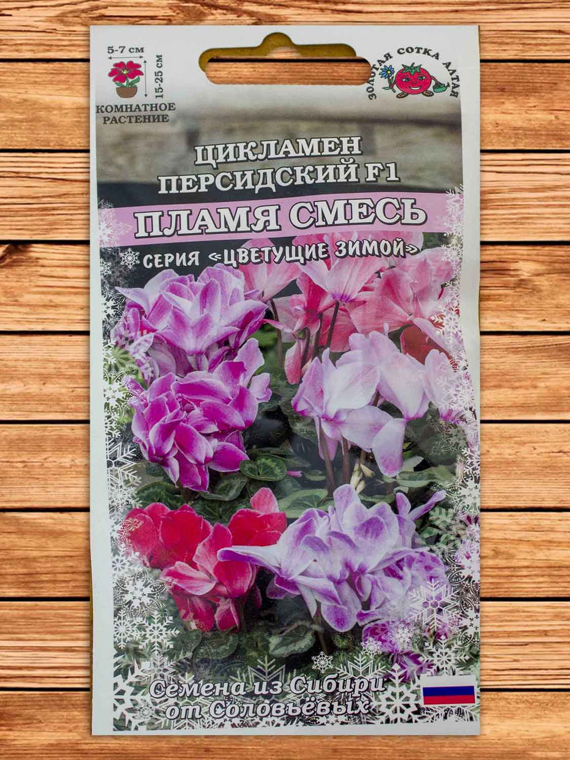 Цикламен Пламя Персидский смесь 3 шт.