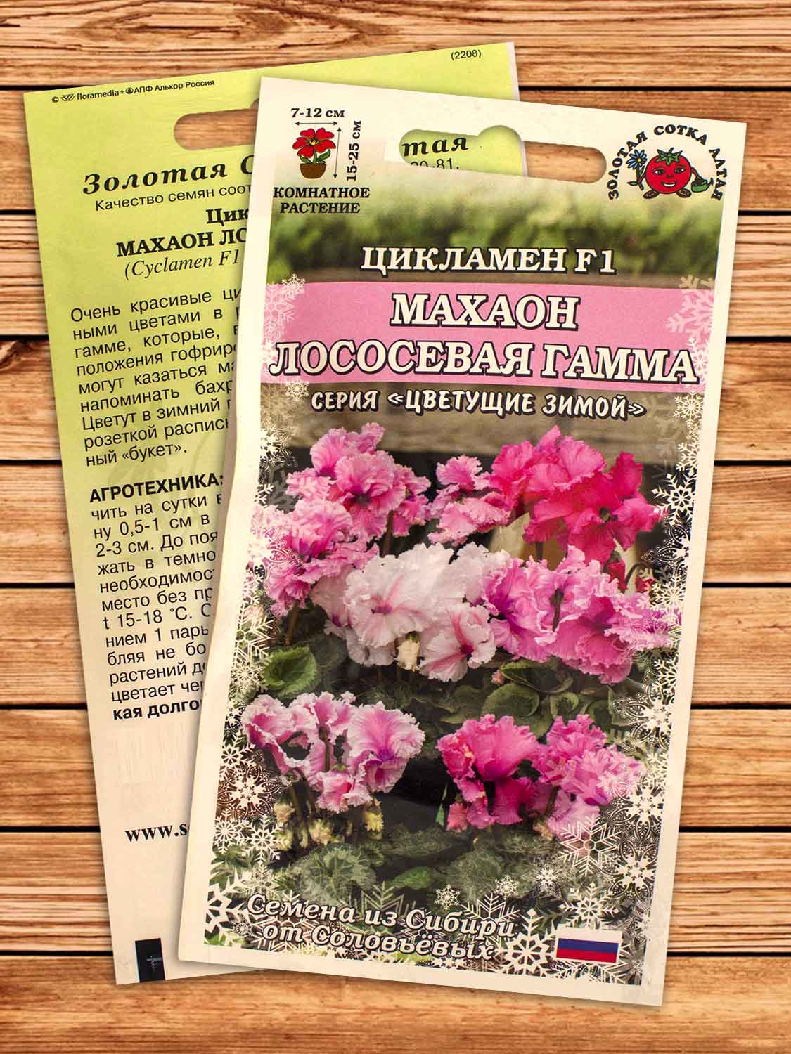 Цикламен Махаон Лососевая Гамма 3 шт.