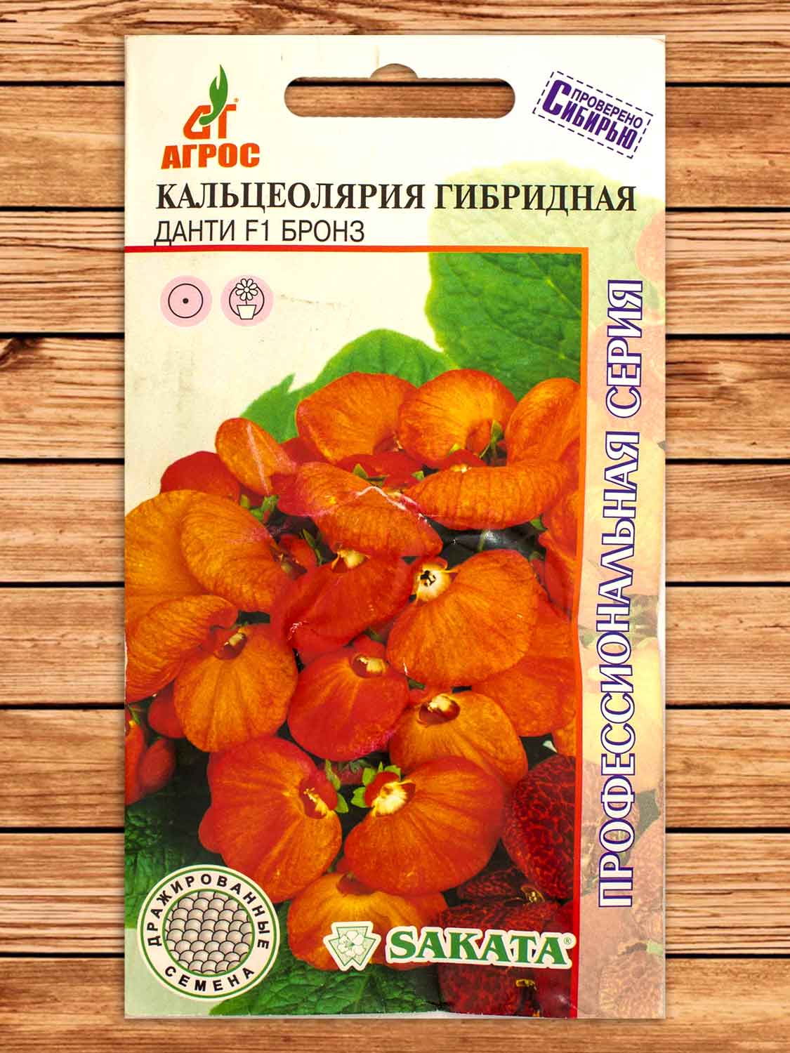 Кальцеолярия Данти F1 Бронз 7шт.