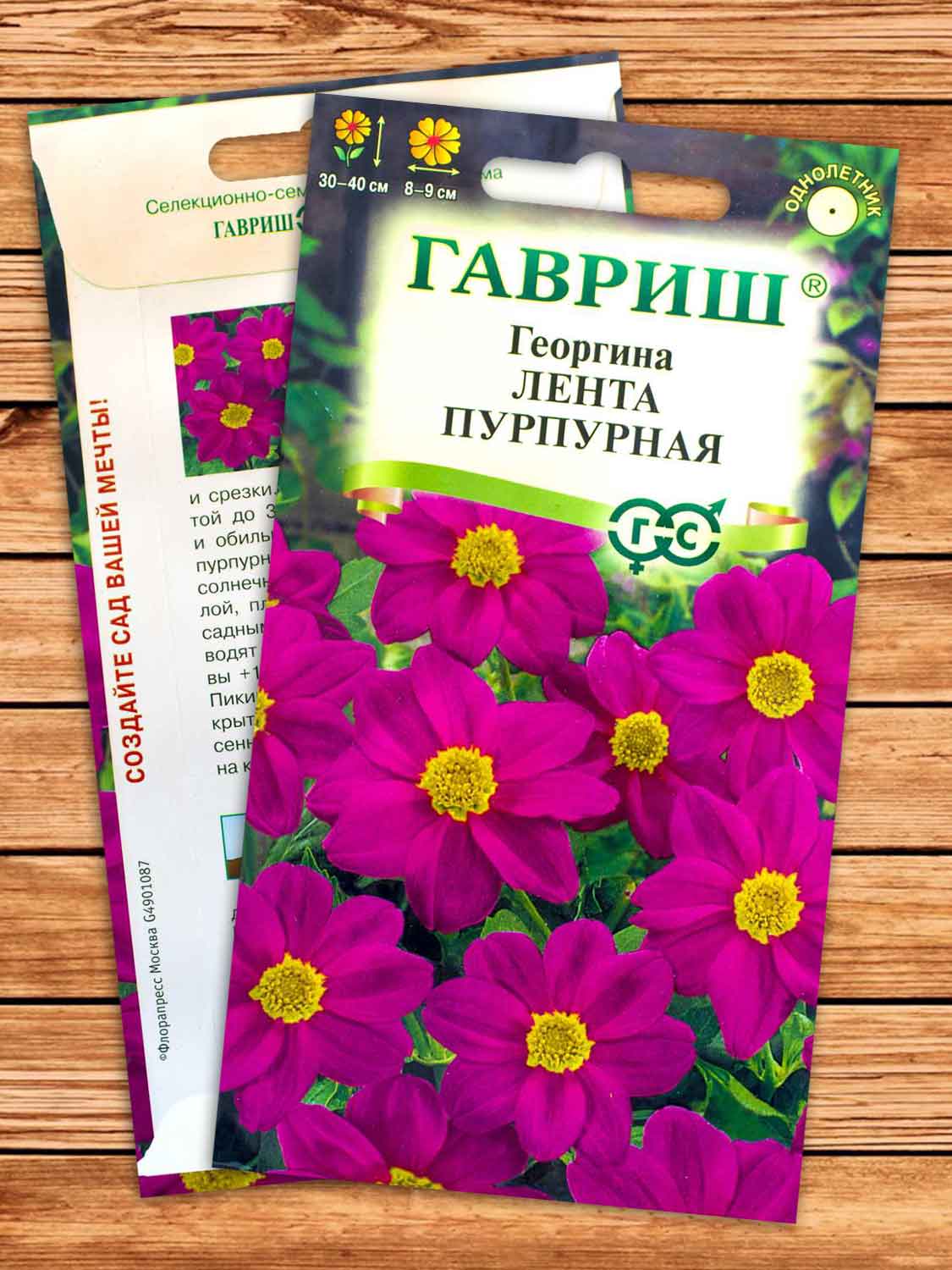 Георгина Лента Пурпурная 0,2 гр.
