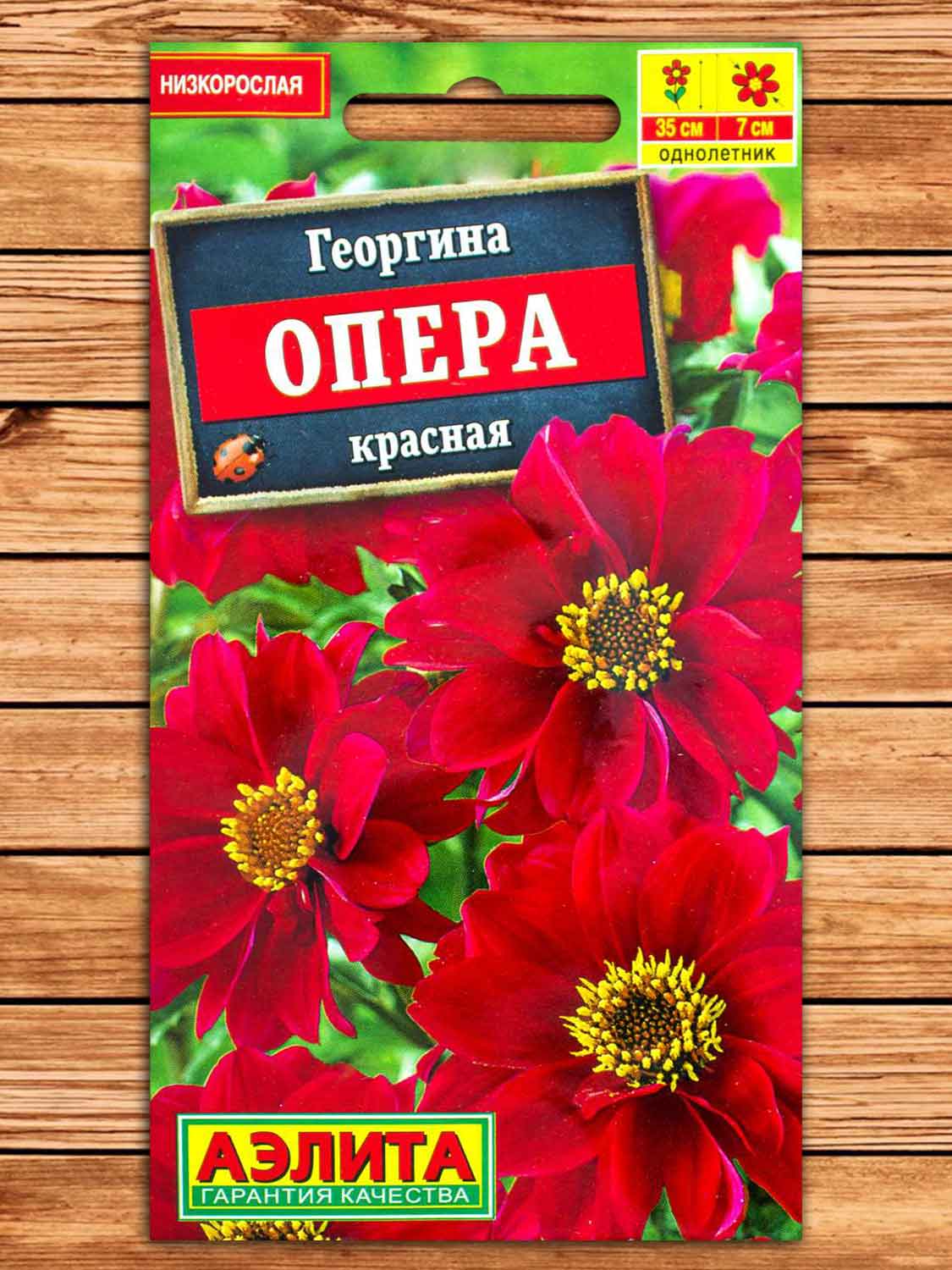Георгина Опера Красная 7 шт.