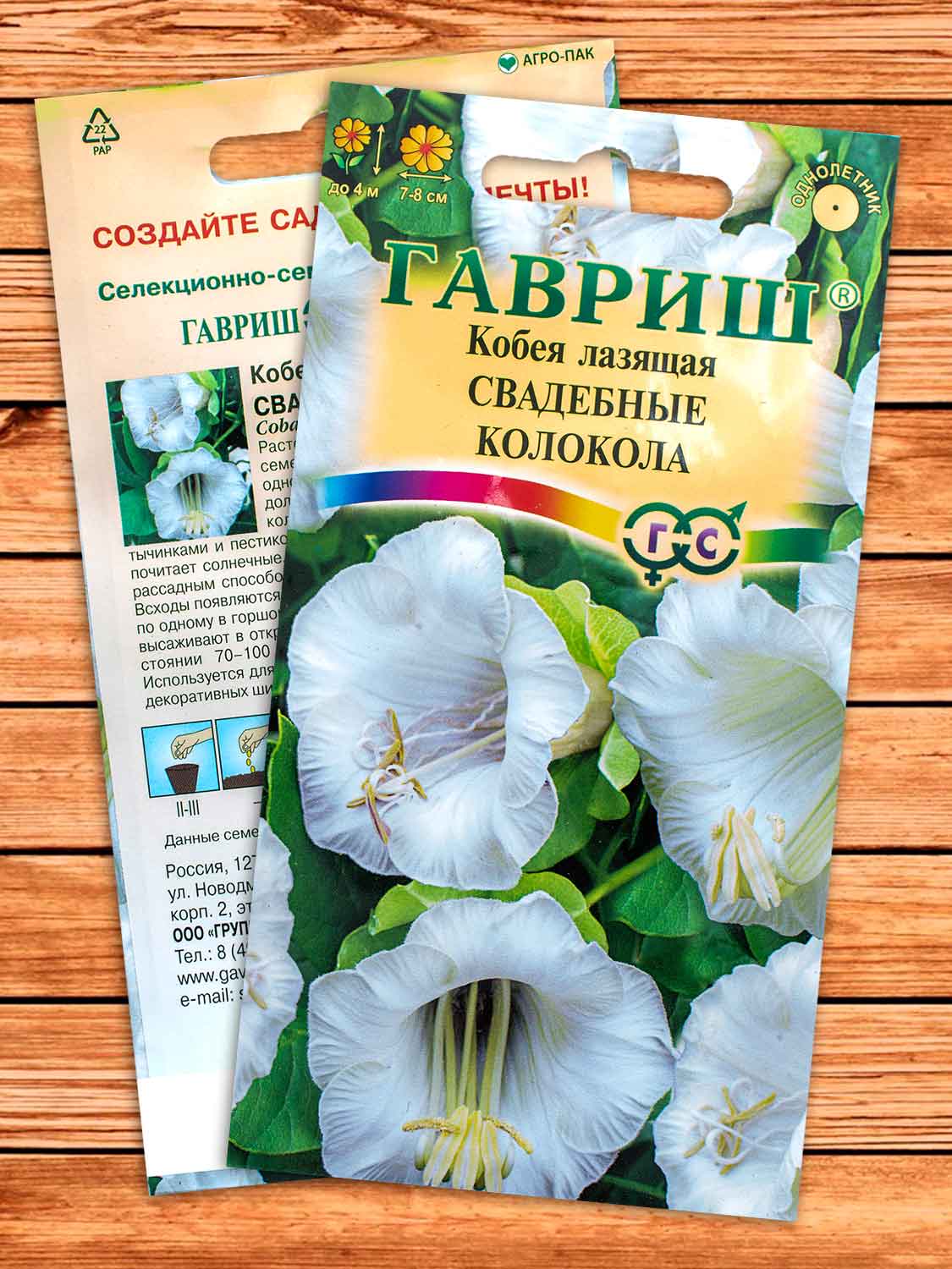 Кобея Свадебные Колокола лазающая 5 шт.