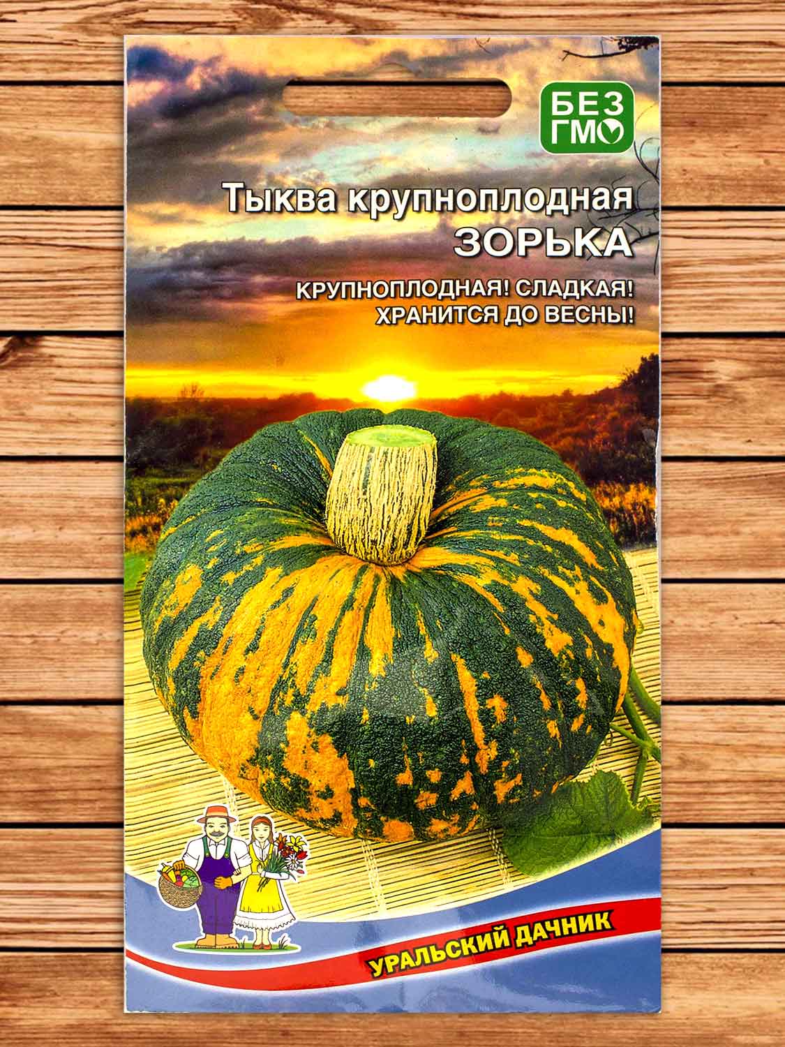 Тыква Зорька - крупноплодная 6 шт.