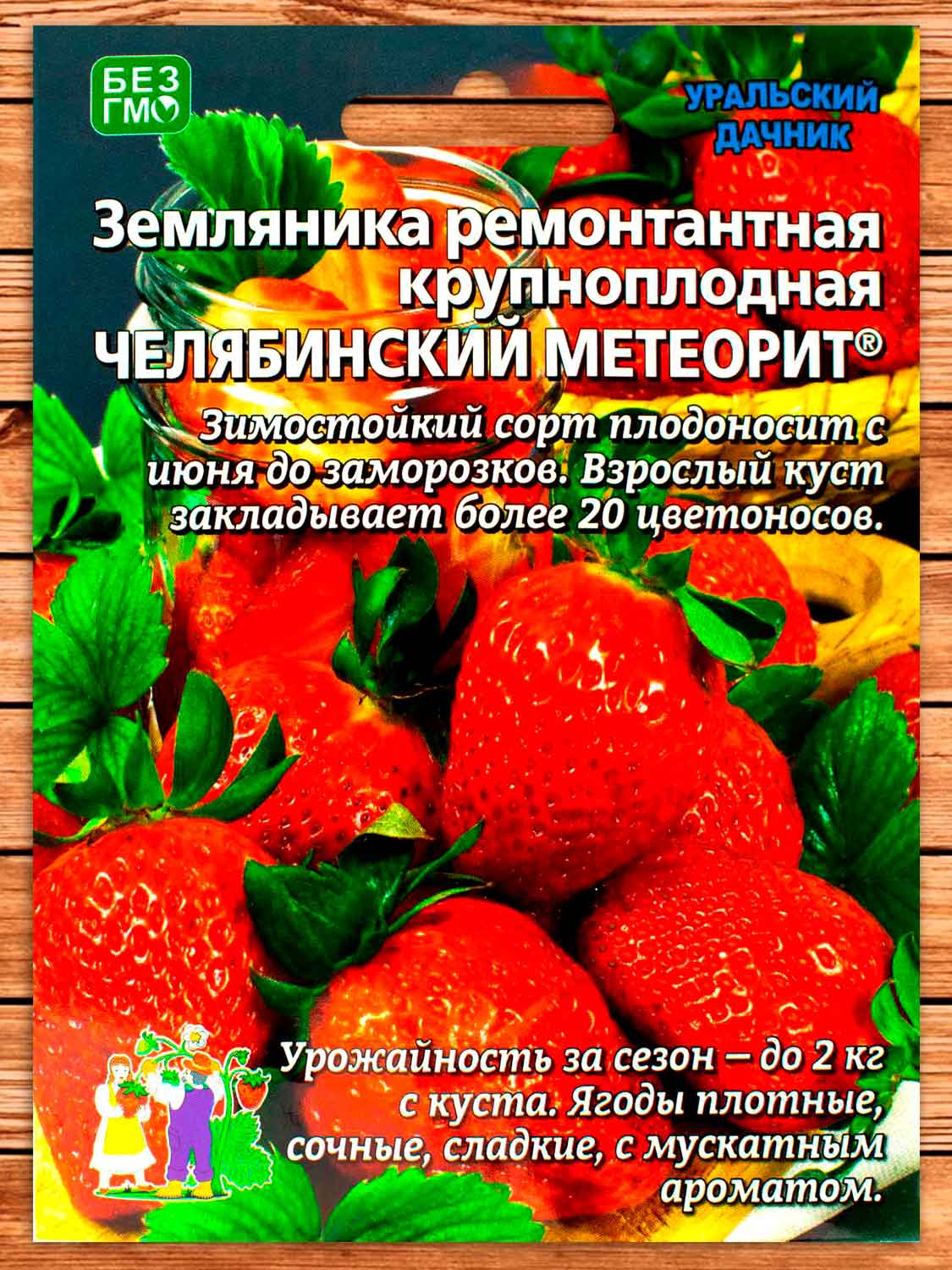 Земляника Челябинский метеорит - ремонтантная 10 шт.