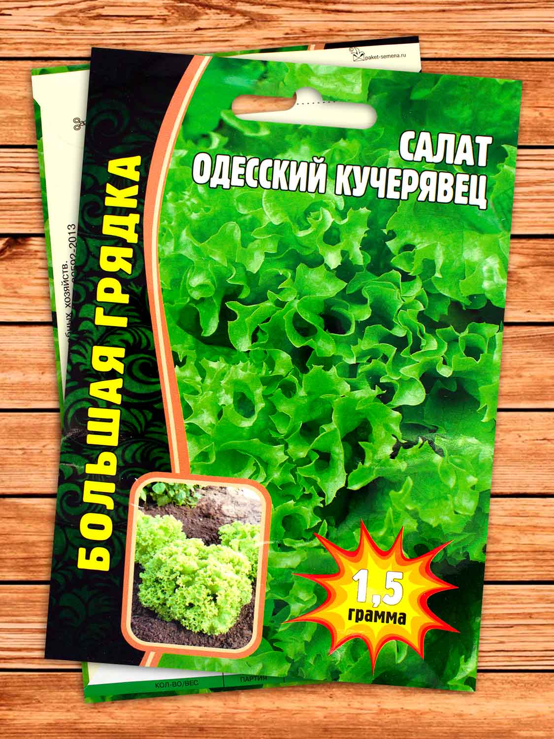 Салат Одесский Кучерявец Большая грядка 1,5 гр.