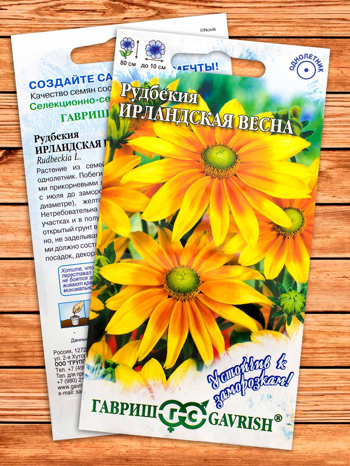Рудбекия Ирландская Весна волосистая 0,02 гр. серия Устойчив к заморозкам!