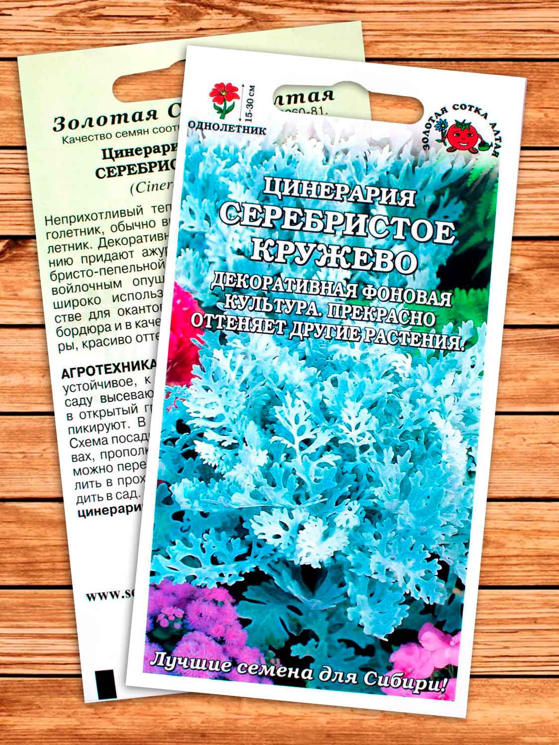 Цинерария Серебристое Кружево 0,05 гр.
