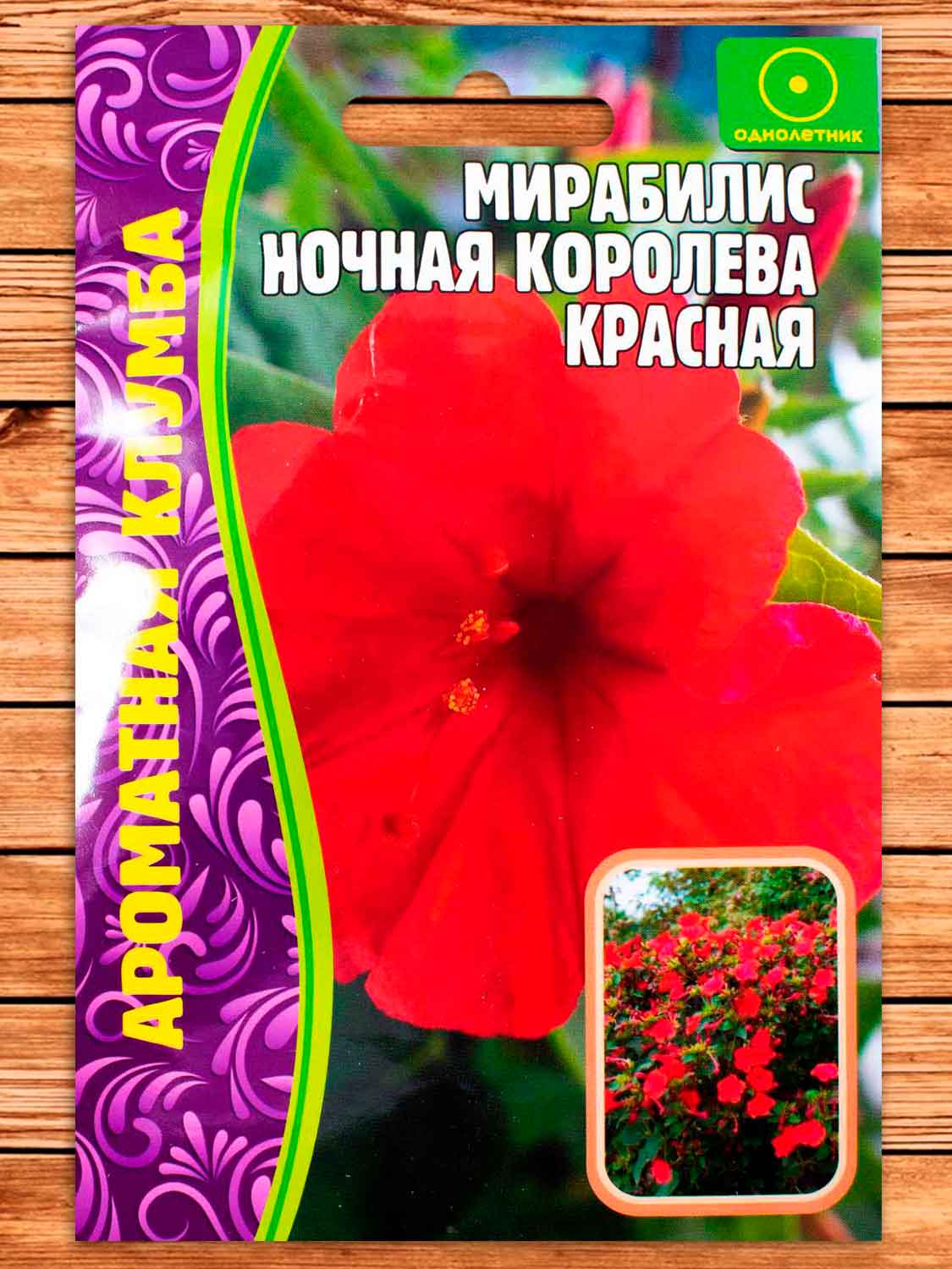 Мирабилис Ночная Королева красная однолетник 14 шт.