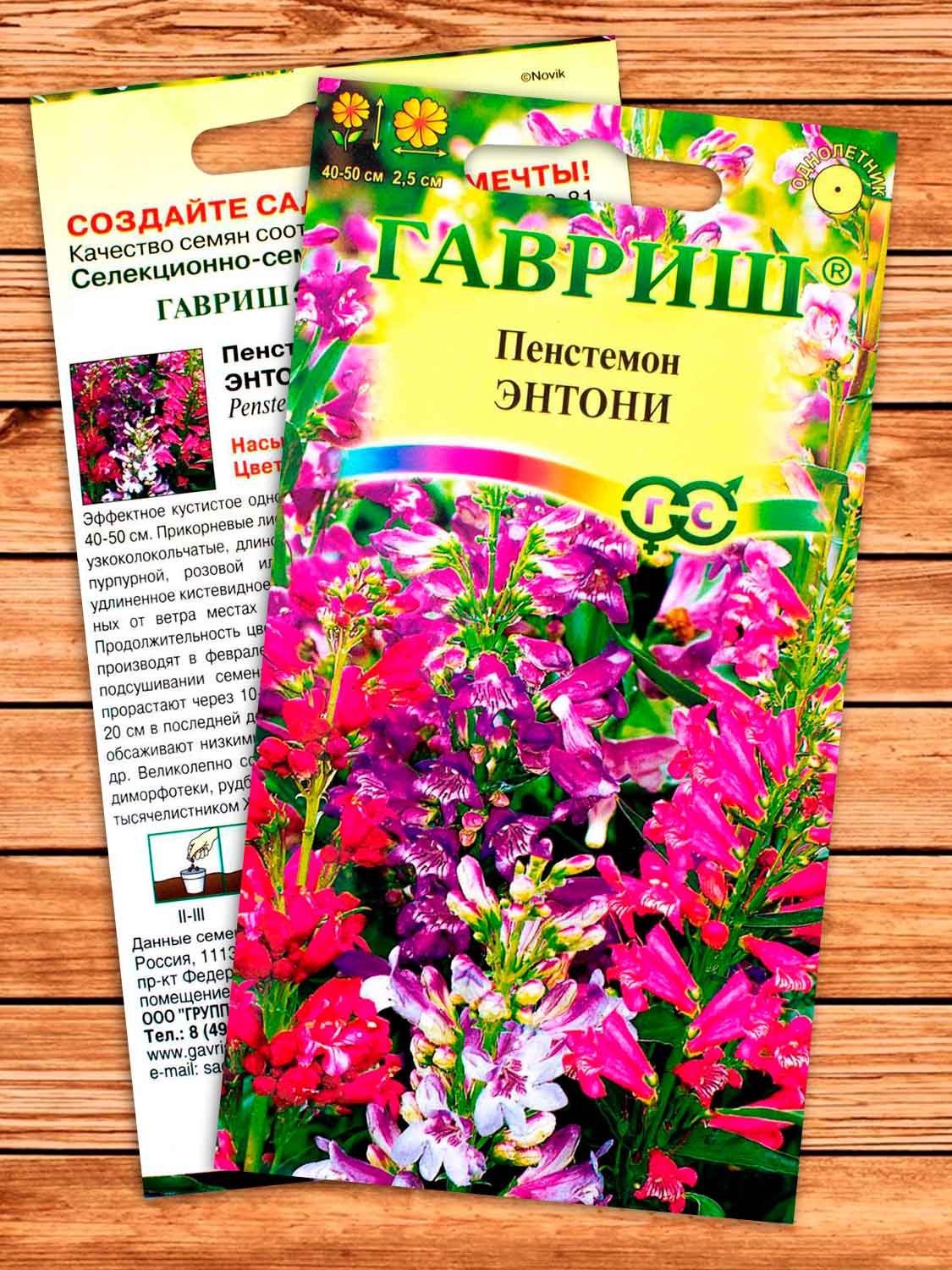 Пенстемон Энтони, гибридный смесь 0,01 гр.