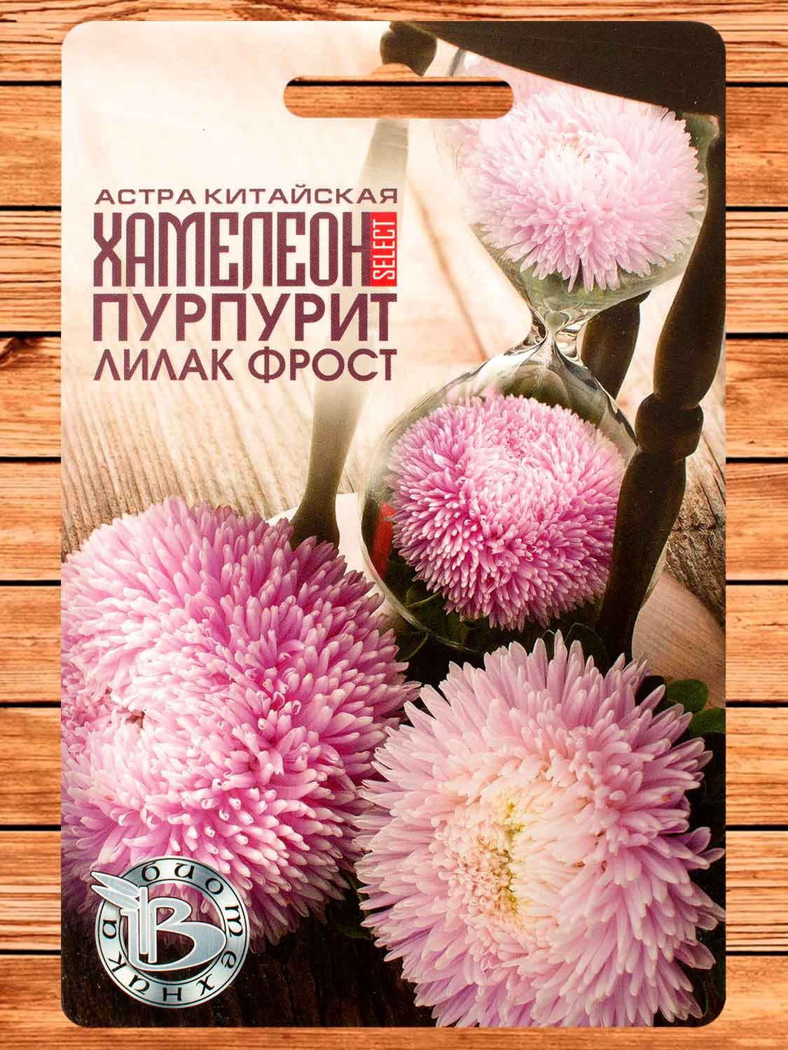 Астра Китайская Хамелеон Пурпурит Лилак Фрост Селект 30 шт.