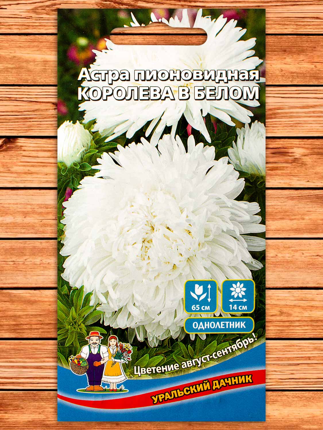 Астра Королева в Белом пионовидная 0,2 гр.