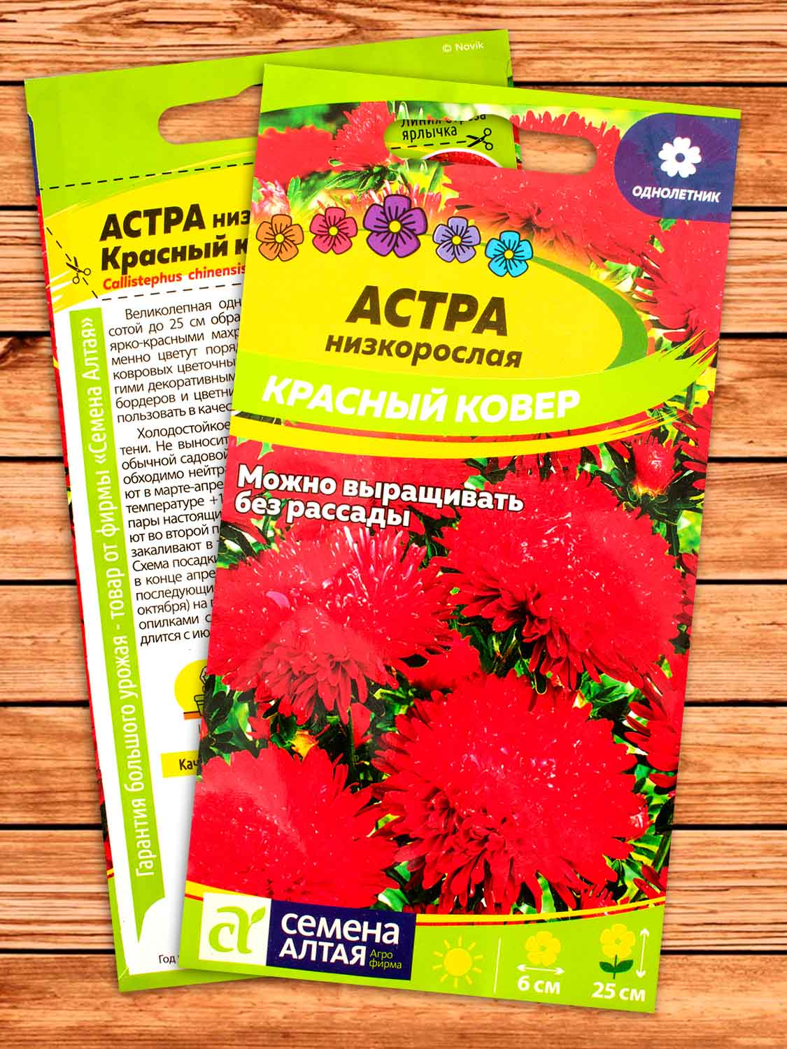 Астра Красный Ковер низкорослая 0,2 гр.