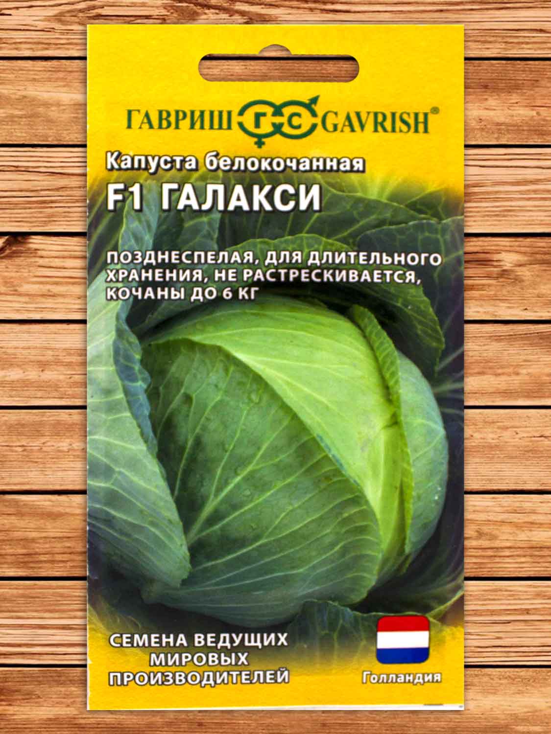 Капуста Галакси F1 белокачанная, для хранения 10 шт. (Голландия)